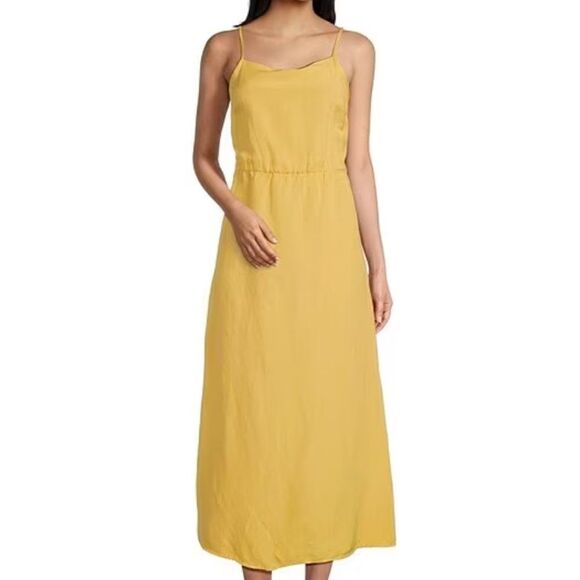Anthropologie Linen Blend Maxi Dress Size S - Picture 3 of 6